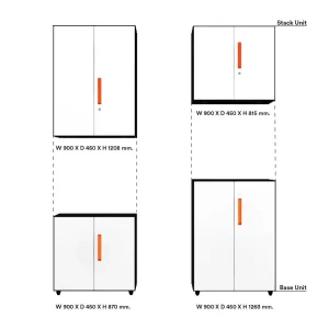 STACK Steel Storage (Stackable)