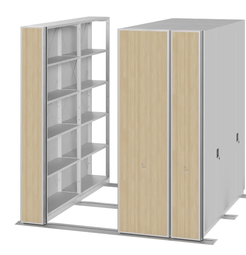 COMPACTOR Mechanical Drive Mobile Shelving