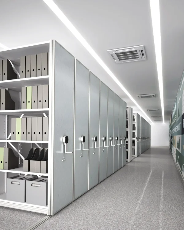 Mechanical Mobile Shelving Systems